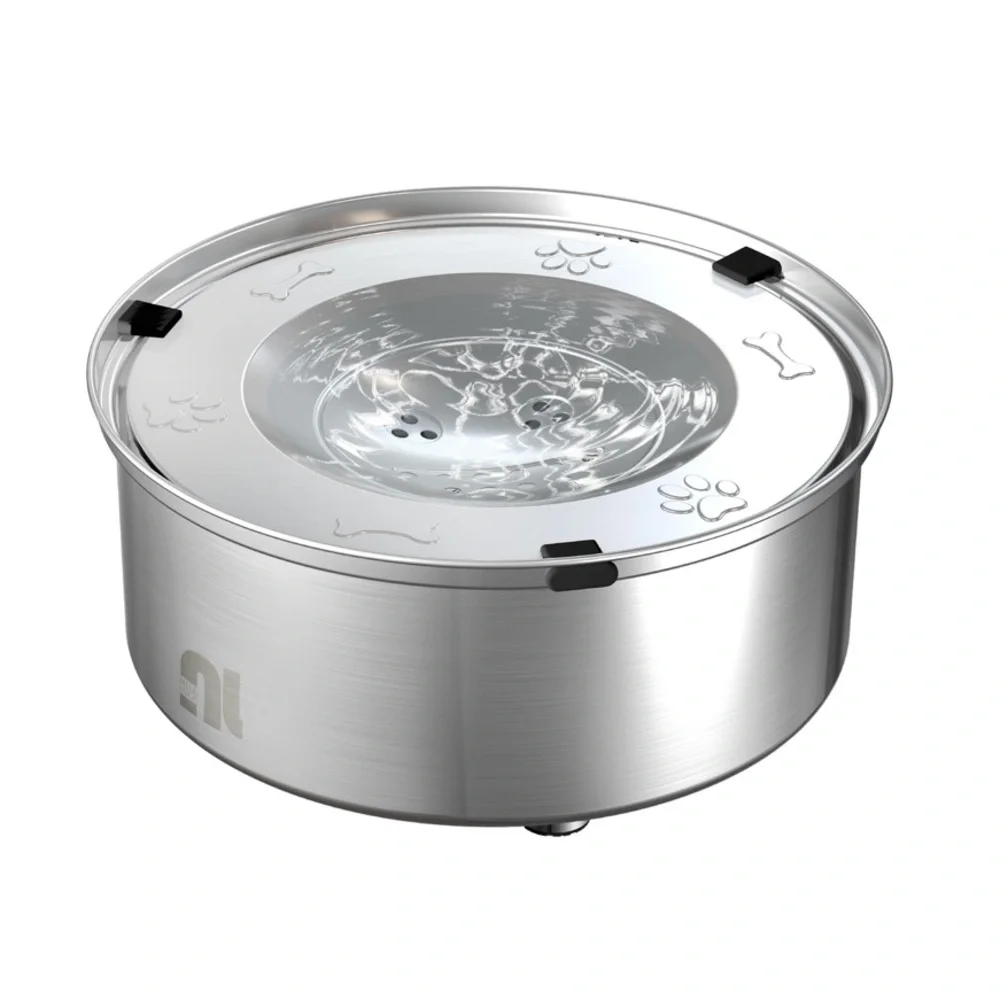Stainless-Steel No Spill and No Splash Dog Water Bowl